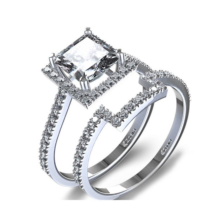 princess cut engagement ring