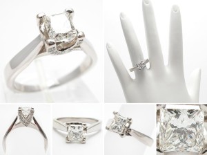 princess cut engagement rings of beauty