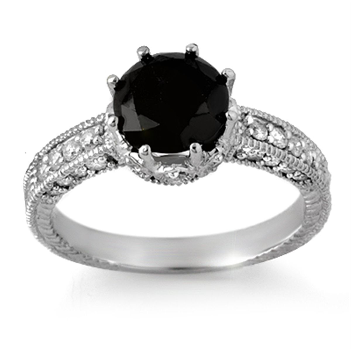 The Sensuous Black Diamond Rings