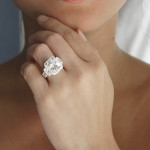 moissante engagement brilliant cut ring