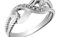 silver promise ring design