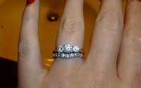 three stone rings for wedding engagement