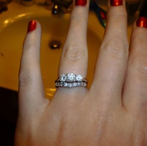 three stone rings for wedding engagement